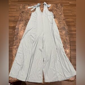 Elegant Light Gray Women's Jumpsuit